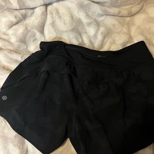 Black Camo Lululemon Shorts